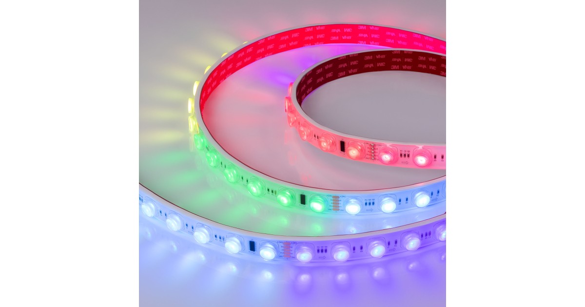 Купить Лента герметичная DMX-FLT-PS-S36-23mm 24V RGB-PX6 (20 W/m, IP67, 30deg, 5m) 038297 Arlight оптом в Москве