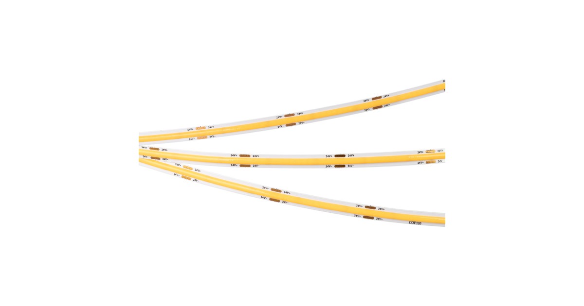 Купить Лента COB-X320-8mm 24V Warm3000(8 W/m, IP20, CSP, 5m) 039022 Arlight оптом в Москве