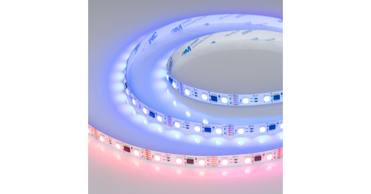 Купить Лента DMX-B60-10mm 12V RGB-PX3 (14 W/m, IP20, 5060, 5m) 039174 Arlight оптом в Москве