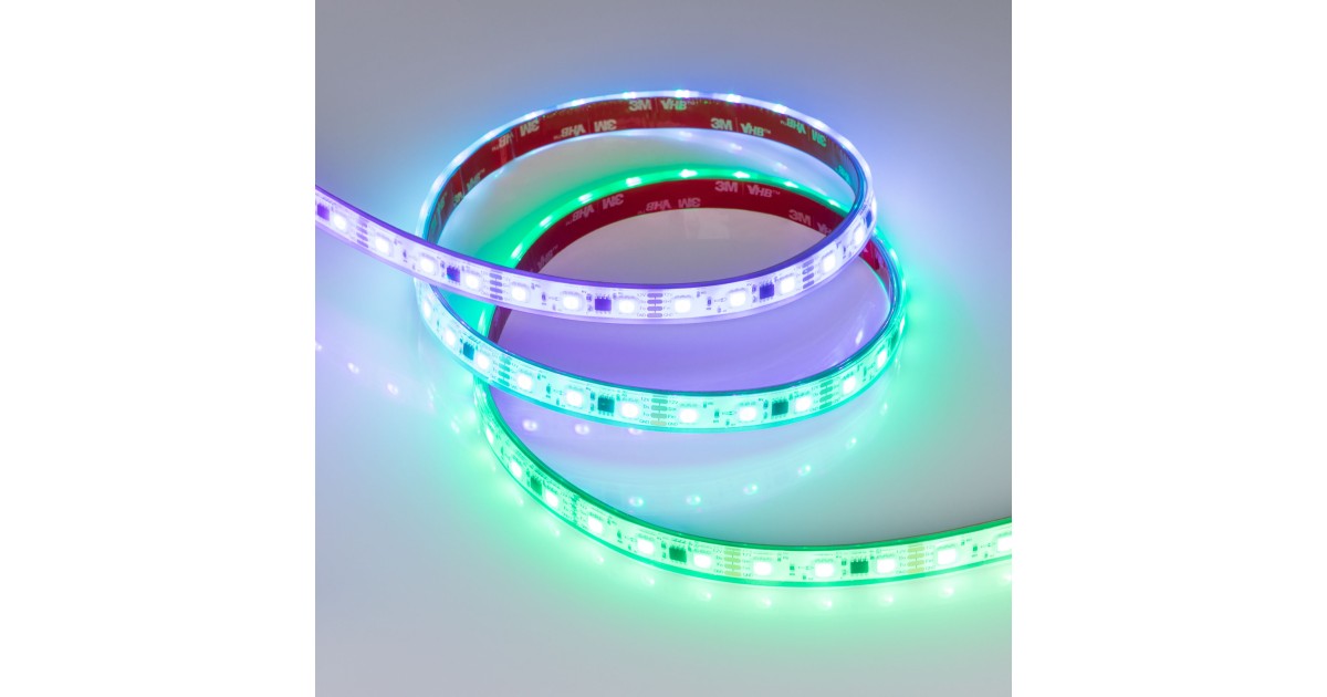 Купить Лента герметичная SPI-PS-B60-12mm 12V RGB-PX3-BPT (12 W/m, IP67, 5060, 5m) 039599 Arlight оптом в Москве