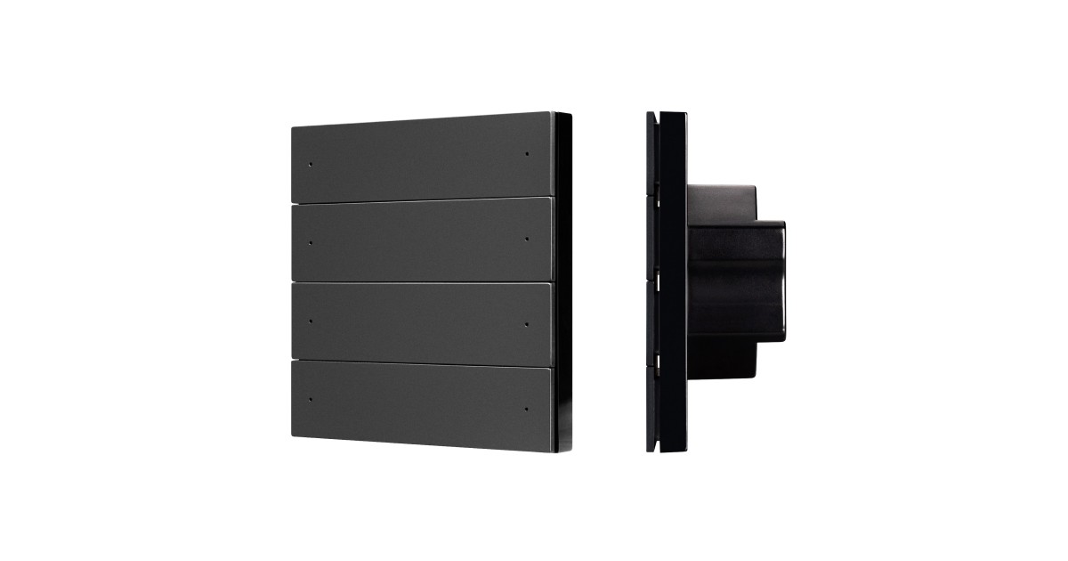 Купить INTELLIGENT ARLIGHT Кнопочная панель SMART-DMX512-801-22-8G-8SC-DIM-IN Black (230V, 2.4G) 039316 Arlight оптом в Москве