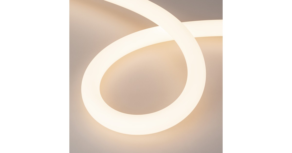 Купить Лента герметичная MOONLIGHT-SIDE-A336-D40mm 24V Warm3000 360deg (15 W/m, IP65, 2835, 5m, wire x1) 039318 Arlight оптом в Москве