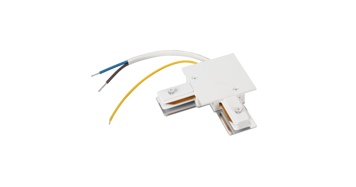 Купить Коннектор угловой с питанием LGD-2TR-CON-L-F-POWER-WH (C) 040227 Arlight оптом в Москве