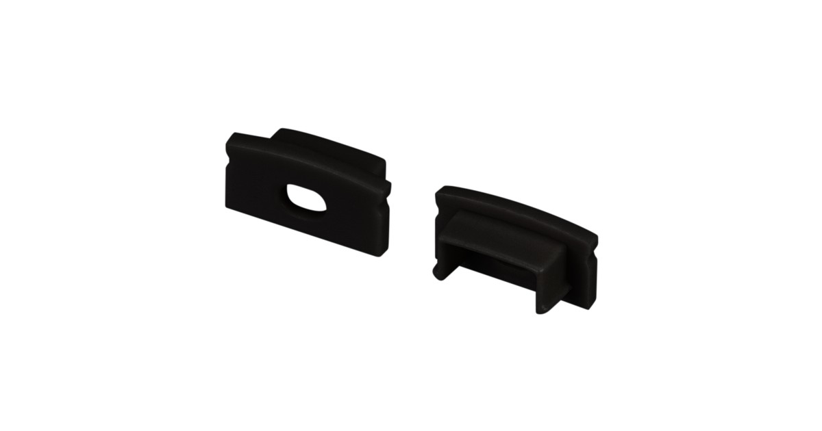 Купить Заглушка LINE-1708 BLACK с отверстием 040315 Arlight оптом в Москве