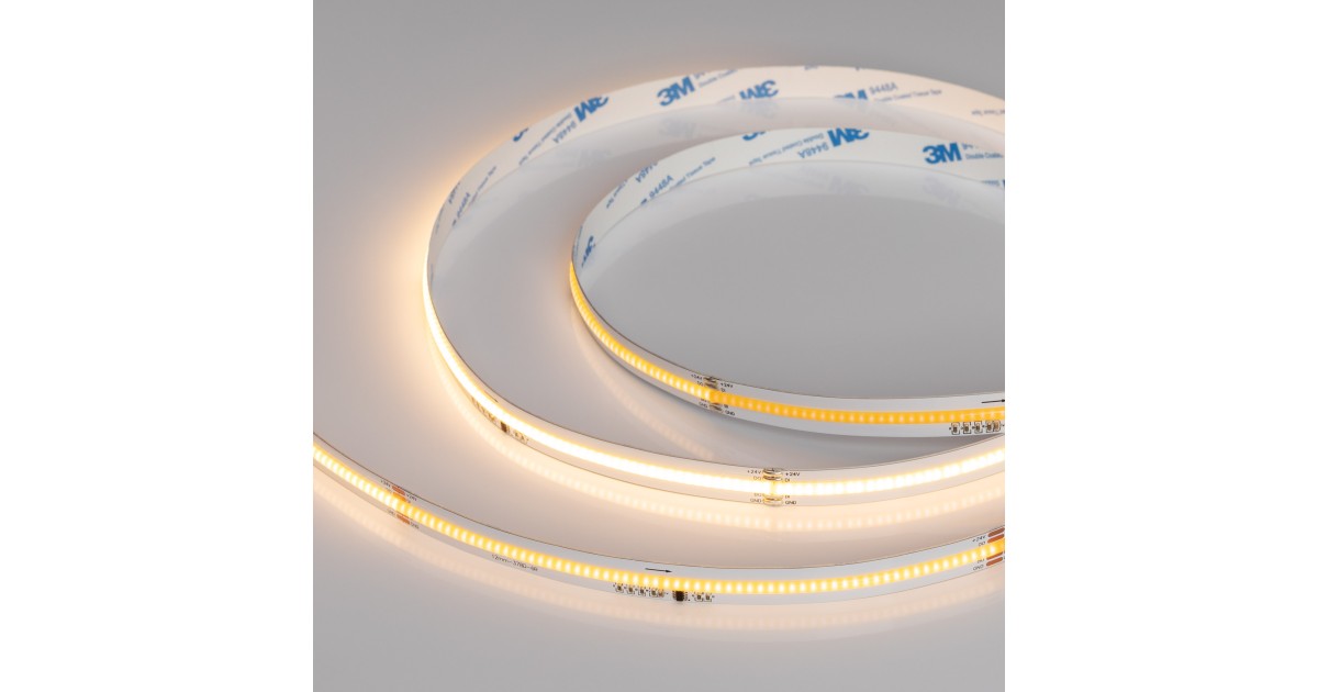 Купить Лента SPI-COB-X378-12mm 24V Warm2700-PX63-BPT (7 W/m, IP20, 5m) 041737 Arlight оптом в Москве