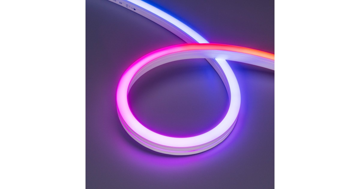 Купить Лента герметичная SPI MOONLIGHT-SIDE-B84-12x17mm 24V RGB-PX7 (18 W/m, IP67, 5m, wire x2) 041014 Arlight оптом в Москве