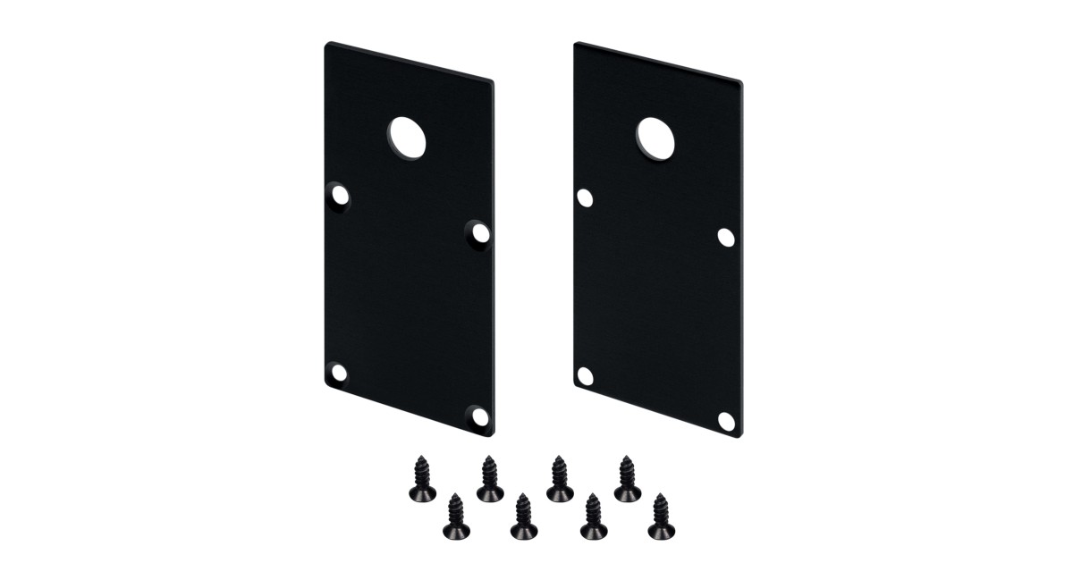 Купить Заглушка LINE-S-3667 BLACK с отверстием 042915 Arlight оптом в Москве