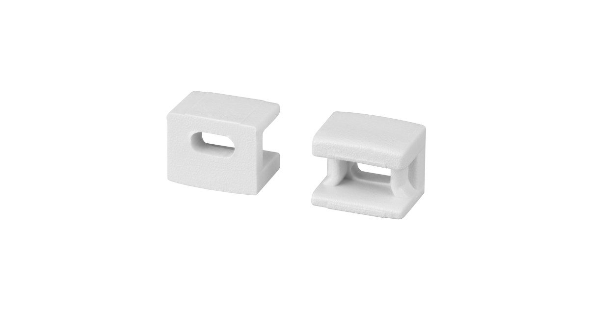 Купить Заглушка PLINTUS-FANTOM WHITE с отверстием 043607 Arlight оптом в Москве