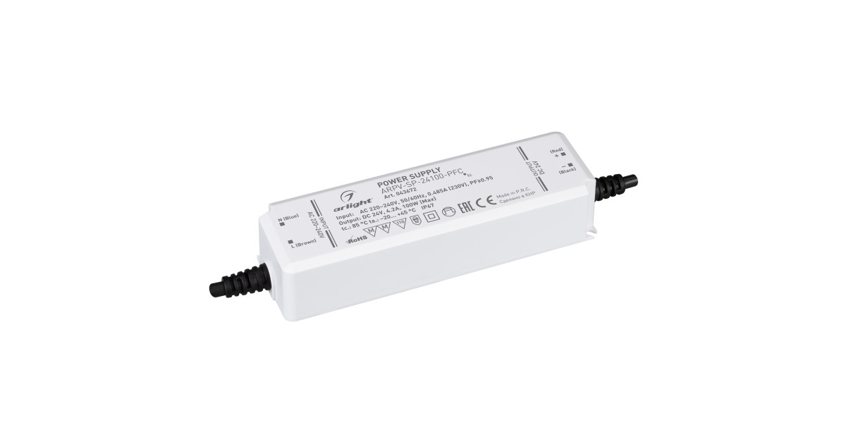 Купить Блок питания ARPV-SP-24100-PFC (24V, 4.2A, 100W) 043672 Arlight оптом в Москве
