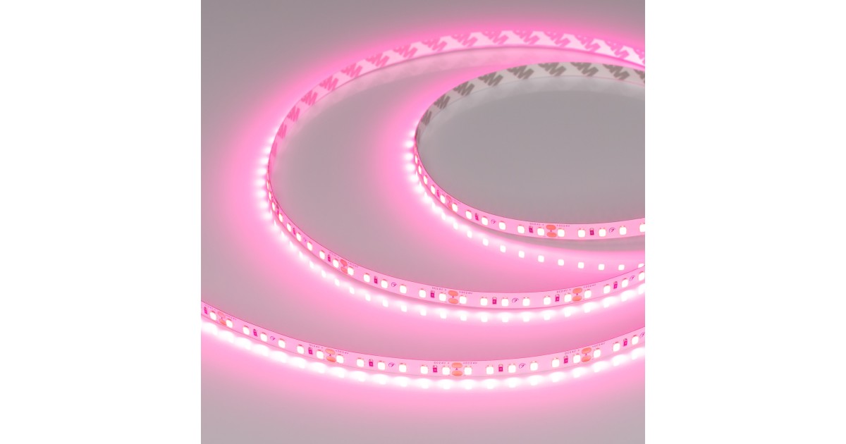 Купить Лента RT-A120-8mm 24V Pink (9.6 W/m, IP20, 2835, 5m) 043380 Arlight оптом в Москве