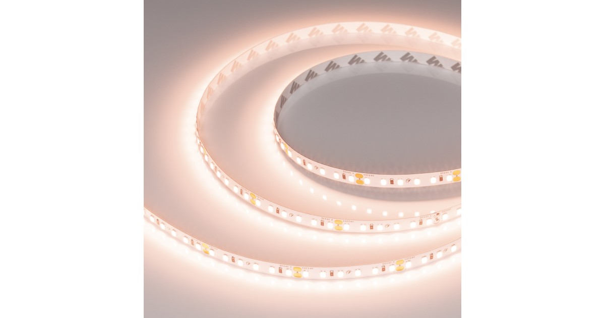 Купить Лента RT-A120-8mm 24V Peach Fuzz (9.6 W/m, IP20, 5m) 047719 Arlight оптом в Москве