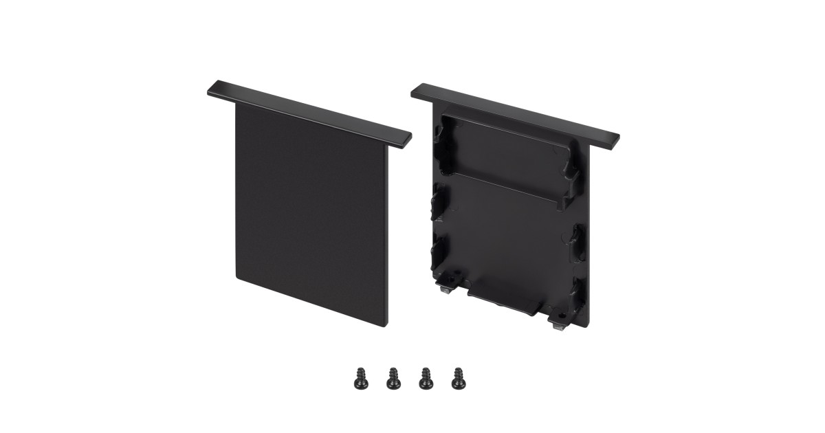 Купить Заглушка SL-LINIA52-3L-F-MIDDLE BLACK глухая 044708 Arlight оптом в Москве