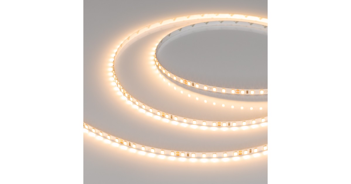 Купить Лента UL-A120-5mm 24V Warm2700 (9.6 W/m, IP20, 5m) 044062 Arlight оптом в Москве