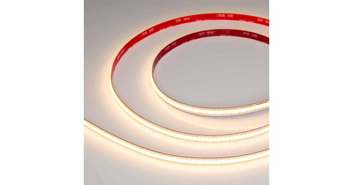 Купить Лента COB-X480-10mm 24V Warm2700 (10 W/m, IP20, 5m, FreeCut) 044197 Arlight оптом в Москве