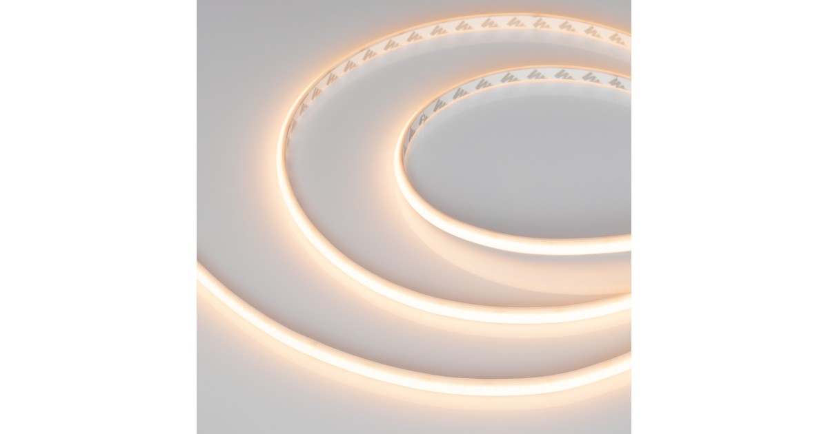 Купить Лента герметичная MICROLED-PW-M288-10mm 24V Warm2700 (12 W/m, IP66, 2216, 5m) 046753 Arlight оптом в Москве