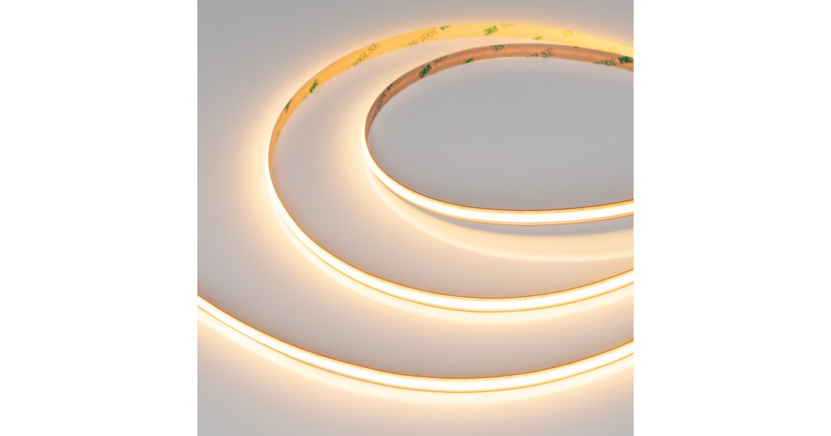 Купить Лента COB-X528-8mm 24V Warm2700 (6 W/m, IP20, 5m, FreeCut) 046888 Arlight оптом в Москве