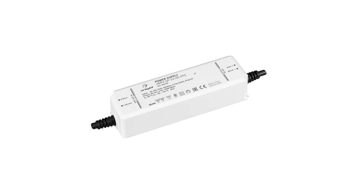 Купить Блок питания ARPV-SP-24150-PFC (24V, 6.3A, 150W) 046107 Arlight оптом в Москве