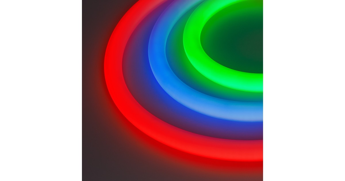 Купить Лента герметичная MOONLIGHT-BLACK-TOP-G280-D25mm 24V RGB 360deg (14.4 W/m, IP65, 3m, wire x1) 047040 Arlight оптом в Москве