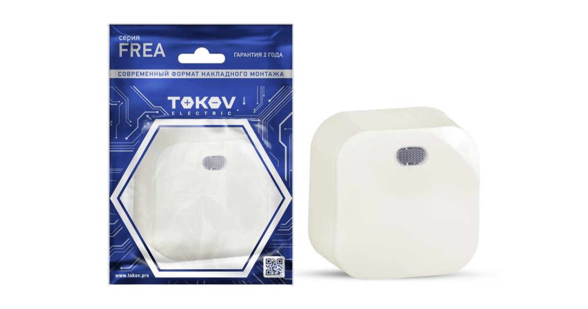 Купить Выключатель 1-кл. ОП Frea 10А IP20 250В с индикацией АБС-пластик беж. TKE-FR-V1I-C02 TOKOV ELECTRIC оптом в Москве