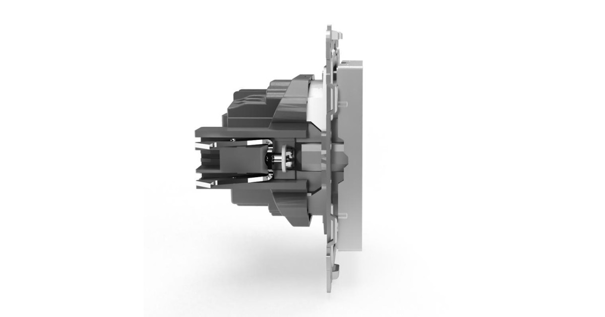 Купить Розетка 1-м СП Pixel 16А IP20 с заземл. защ. шторки механизм алюм. TKE-PX-R1ZSF-C03 TOKOV ELECTRIC оптом в Москве
