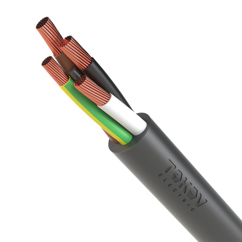 Кабель TOKOV ELECTRIC КГтп-ХЛ 3х4+1х2.5 (PE) 380/660-3 (м) 00-00027216 - TOKOV ELECTRIC
