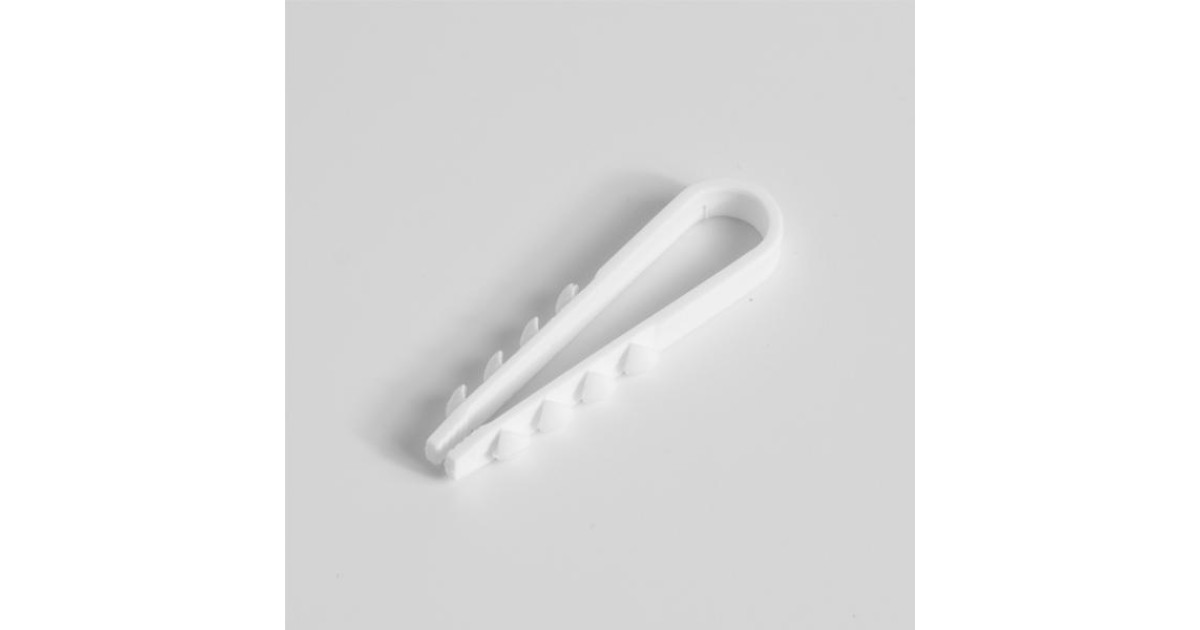 Купить Дюбель-хомут для круглого кабеля 5-10мм бел. (уп.100шт) TOKOV ELECTRIC TKE-DH-5-10-C01 TOKOV ELECTRIC оптом в Москве