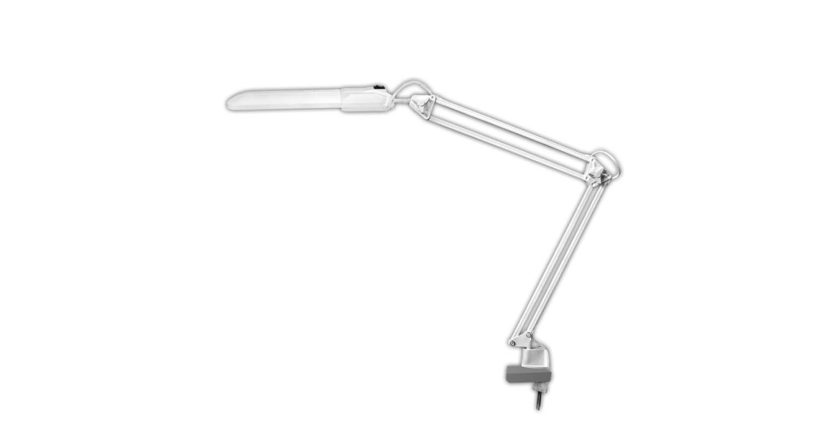 Купить Светильник Дельта настол. на струбцине с ЭПРА 11Вт с лампой КЛЛ 2G7 бел. 132 Трансвит оптом в Москве