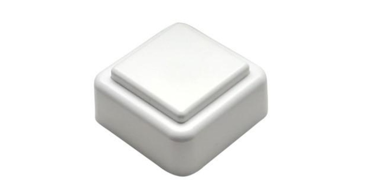 Купить Кнопка звонка (выключатель для бытовых электрических звонков) ВЗ1-01 бел. Тритон оптом в Москве