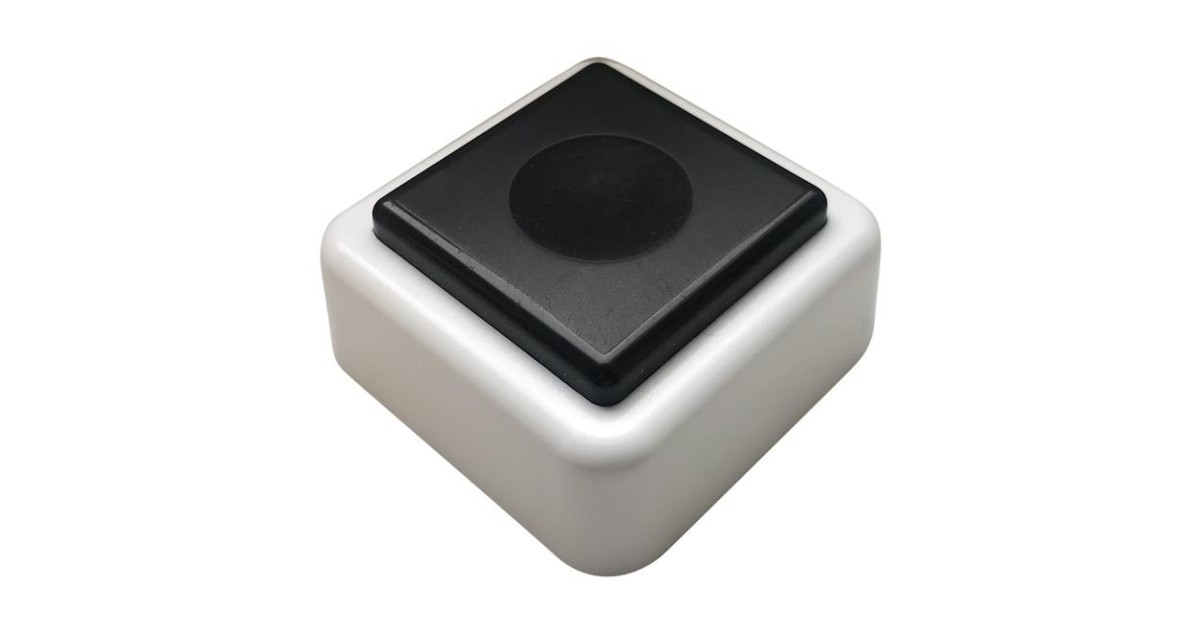 Купить Кнопка звонка (выключатель для бытовых электрических звонков) ВЗ1-01 черн. Тритон оптом в Москве