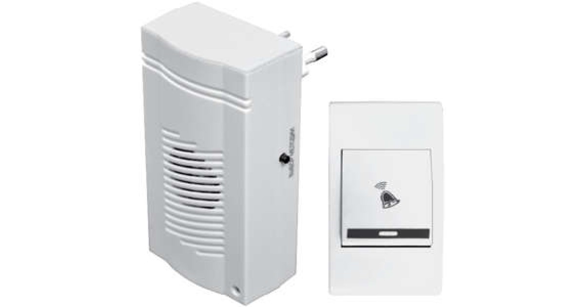 Купить Звонок беспроводной Комфорт 32 мел. 100м блок звонка вставляется в электрич. розетку 220В КМ-01С Тритон оптом в Москве