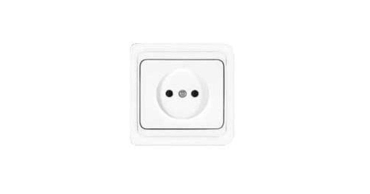 Купить Розетка 1-м СП Валери 16А IP20 без заземл. бел. В0022 UNIVersal оптом в Москве