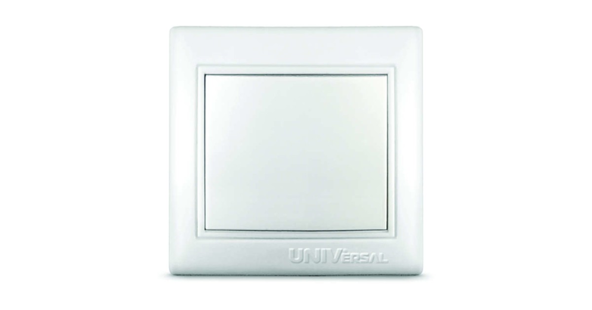 Купить Выключатель 1-кл. СП Севиль 10А IP20 бел. С0021 UNIVersal оптом в Москве