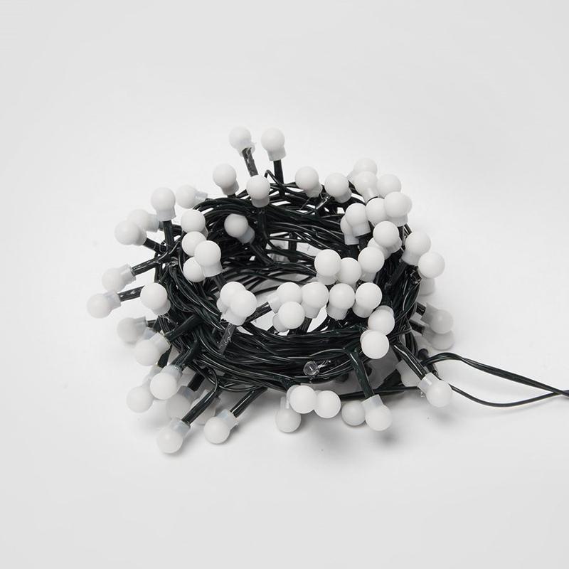 Гирлянда светодиодная ULD-S0500-100/DGA MULTI IP20 COLORBALLS-1 с контроллером -Разноцветные шарики-1- 5м разноцвет. свет провод зел. Uniel UL-00005471 - Uniel