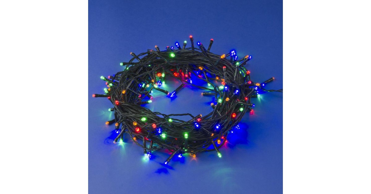 Купить Гирлянда LED ULD-S2000-200/DGA MULTI IP20 20м 200 диодов разноцвет. свет провод зел. Uniel UL-00007307 Uniel оптом в Москве