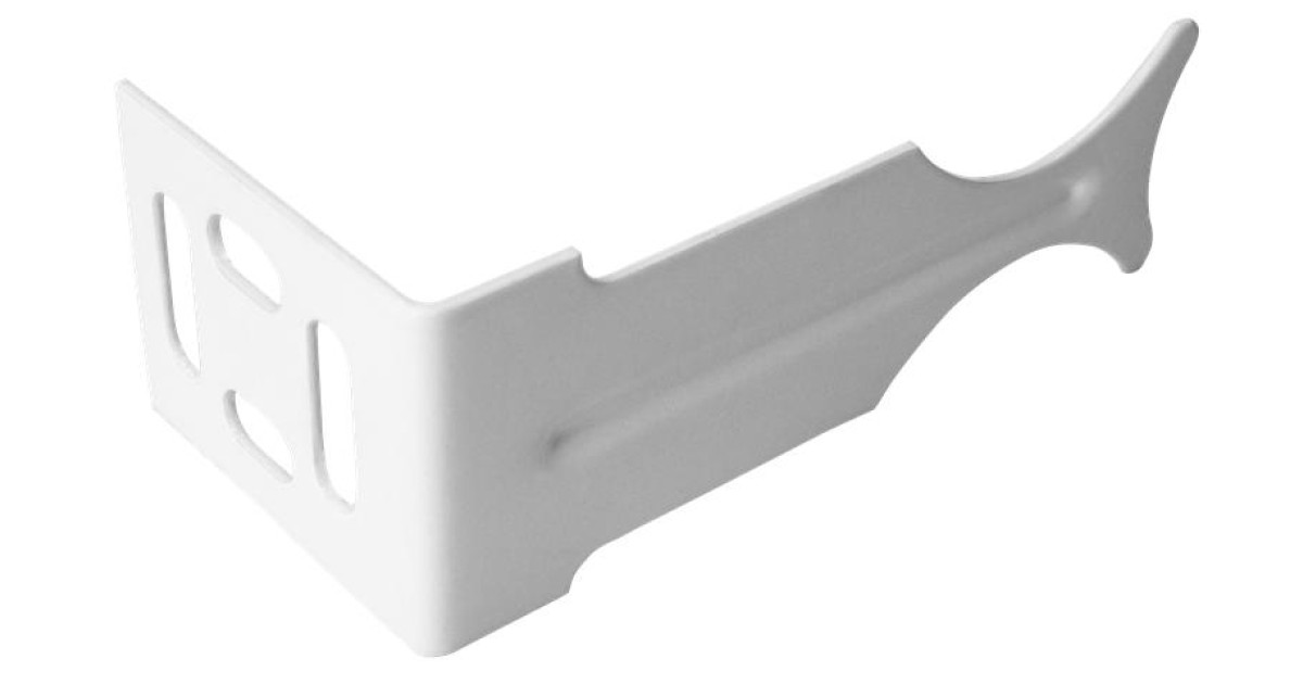 Купить Кронштейн угловой универсальный (100шт кор.) бел. 402008080 VALFEX оптом в Москве