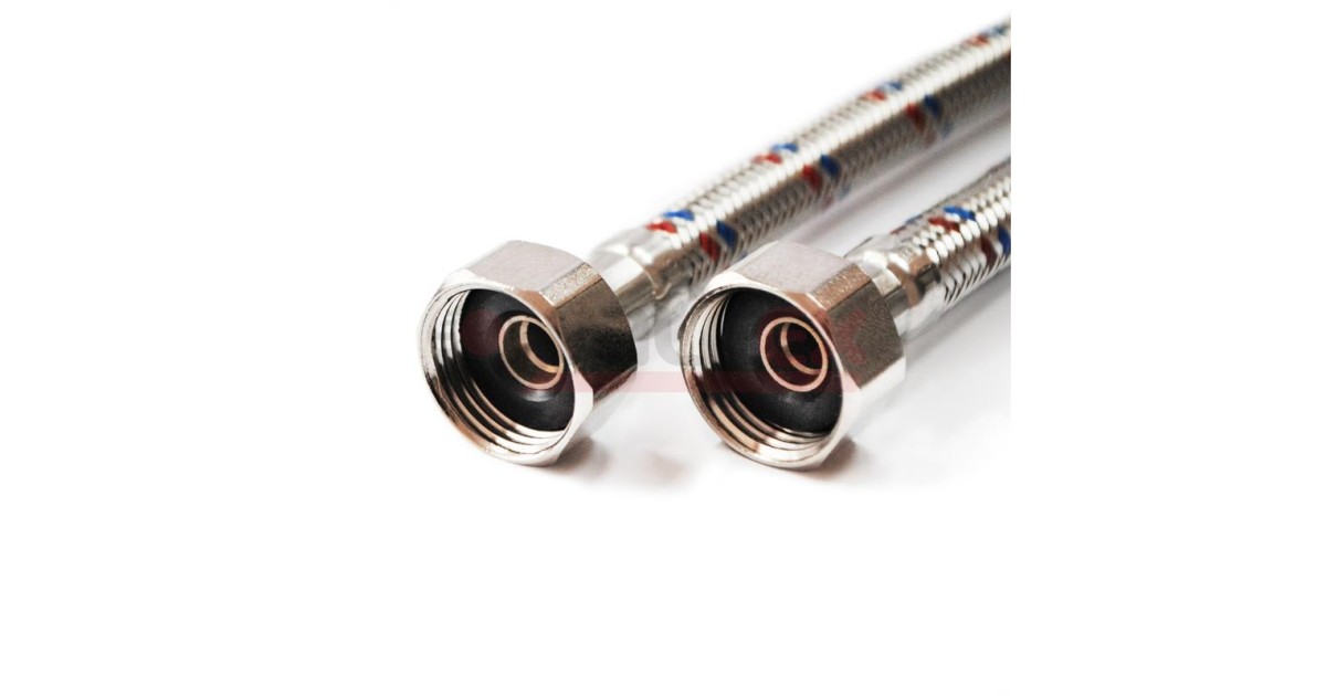 Купить Подводка гибкая для воды 1/2дюйм В-В 120см (80) VALFEX S/S 120сm В-В VALFEX оптом в Москве