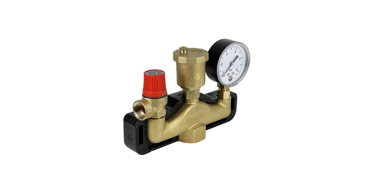 Купить Группа безопасности латунная классик в теплоизоляции3 бар (10) К VALFEX VF.461.0.3P VALFEX оптом в Москве