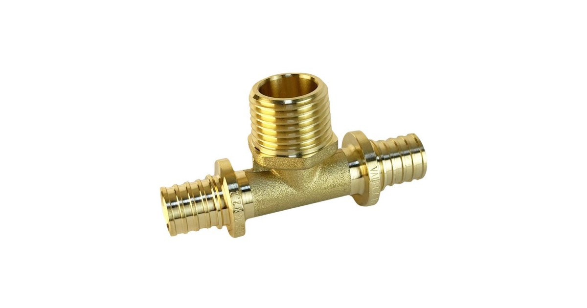 Купить Тройник надвижной с переходом на нар. р. 16(2.2)х3/4дюймх16(2.2)(120/5) К VALFEX VF.433.AF.163416 VALFEX оптом в Москве