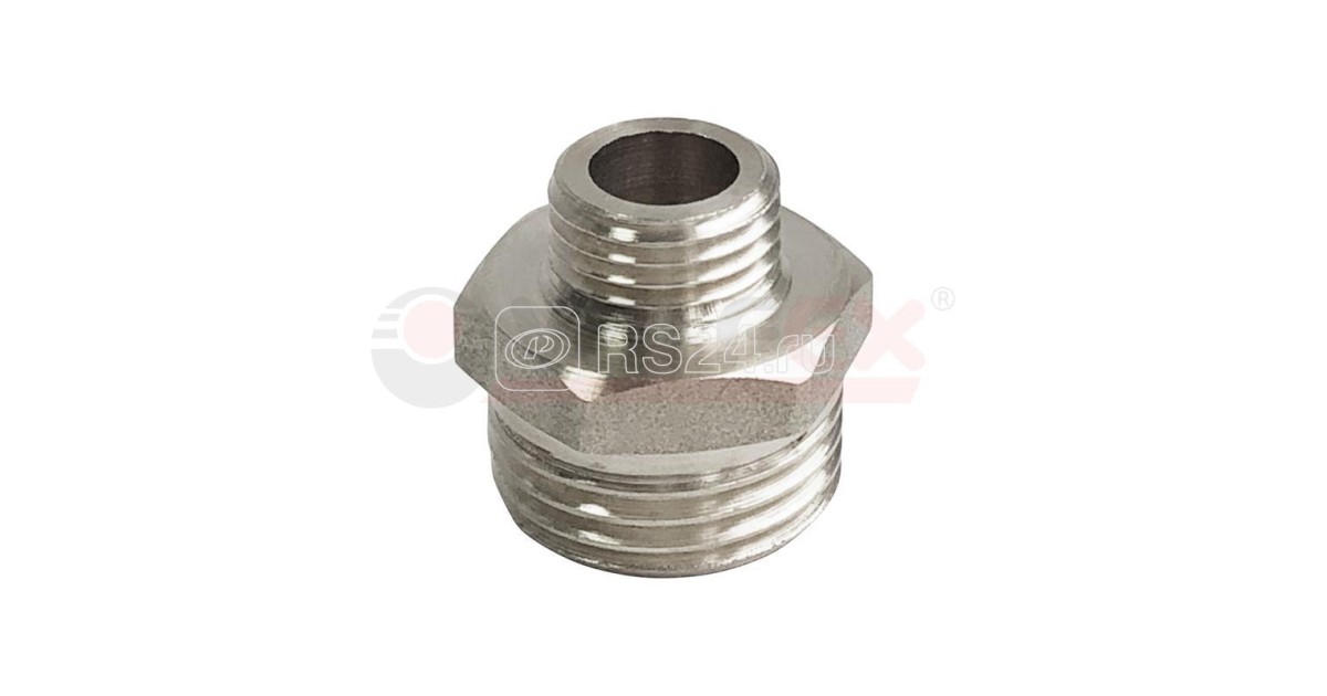 Купить Ниппель никелированный переходной НР 1 1/2дюйм - НР 3/4дюйм (50/5) VALFEX VF.580.N.112.034 VALFEX оптом в Москве