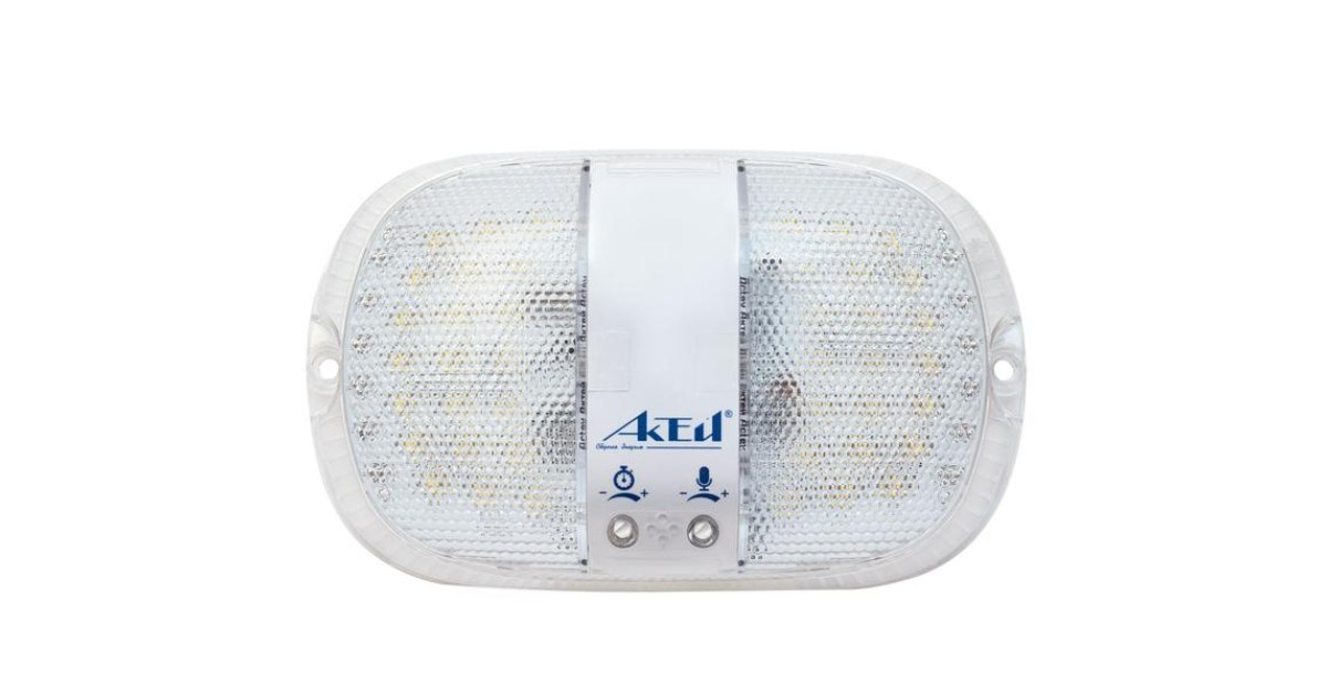 Купить Светильник светодиодный 11Вт IP30 с оптико-акустич. датчиком СА-7012У Актей оптом в Москве