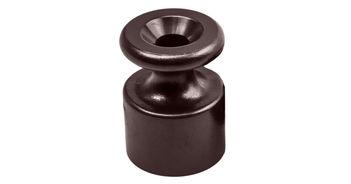 Купить Изолятор ОП пластик корич. (уп.100шт) R1-551-22-100 Bironi оптом в Москве