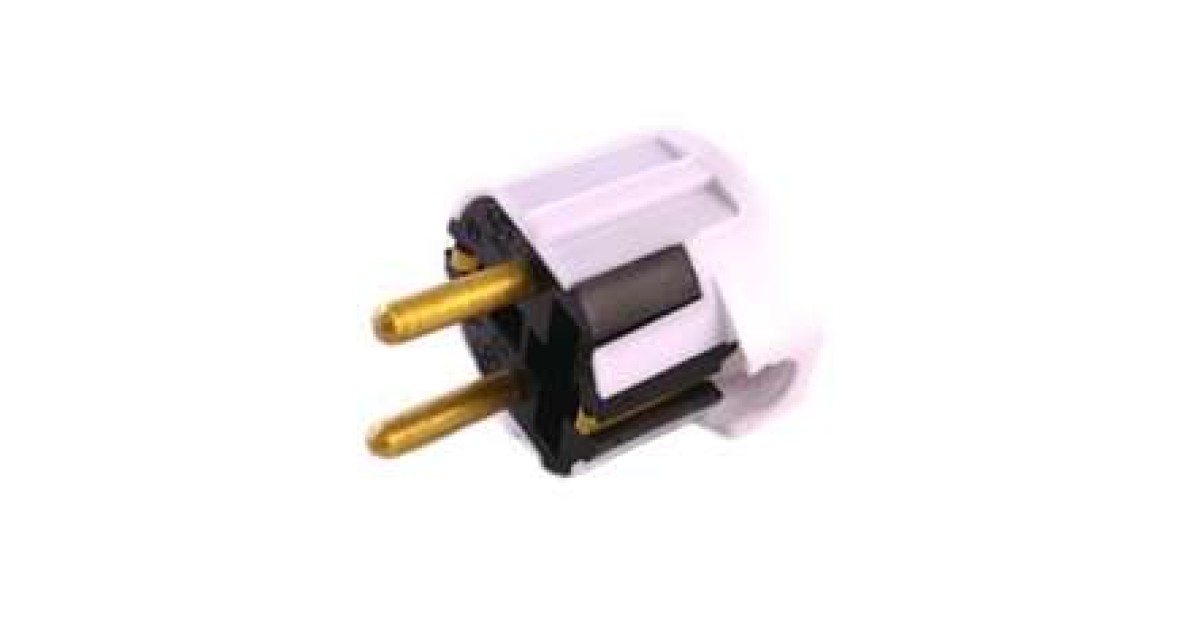 Купить Вилка электрическая штепс. угловая с заземл. 16А бел. БЕЛТИЗ В16-003 ЧУП Элект Белтиз оптом в Москве