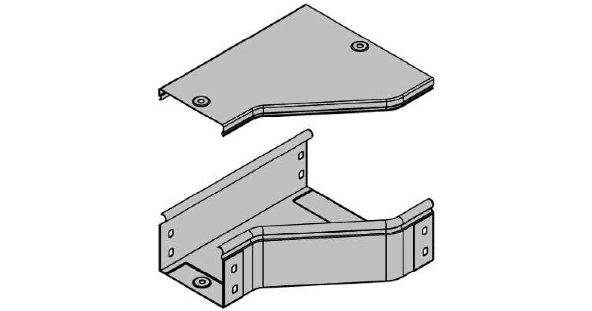 Купить Переходник для лотка RRS левосторонний 500/300 H50 DKC 36364 DKC оптом в Москве