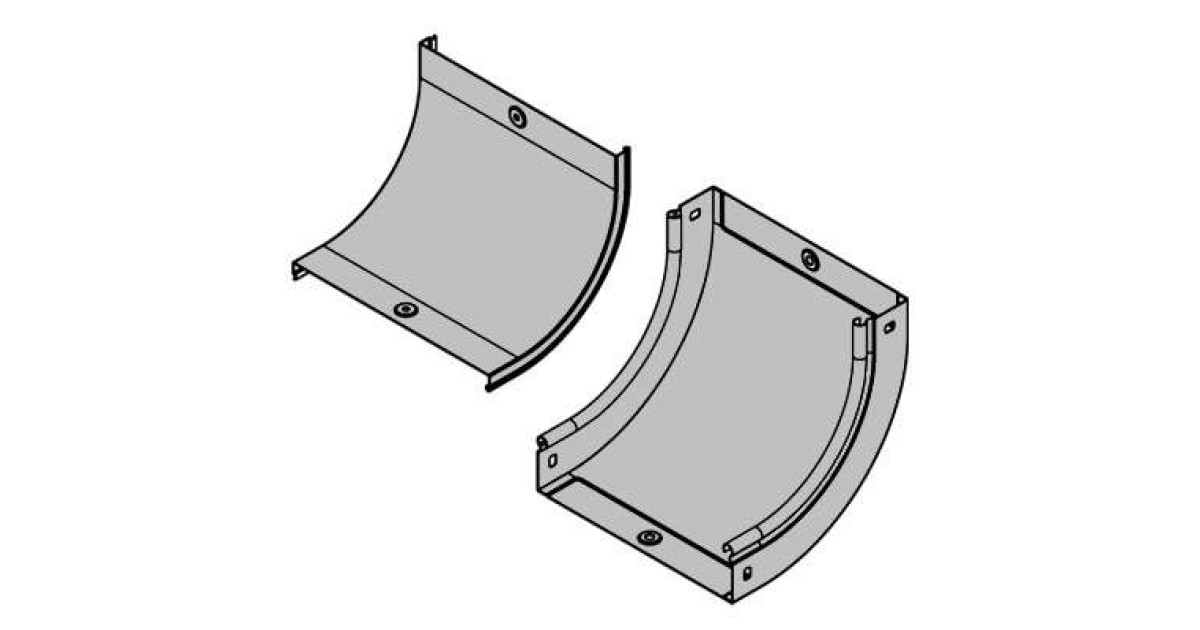 Купить Угол для лотка вертикальный внутренний 90град. 50х50 CS 90 гор. оцинк. DKC 36660HDZ DKC оптом в Москве