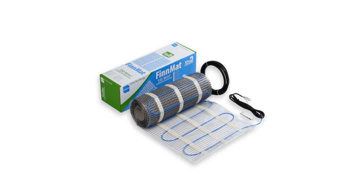 Купить Комплект "Теплый пол" (мат) 130Вт/кв.м FinnMat 390Вт 3.0кв.м 2 жилы EFHFM130.3 Ensto оптом в Москве
