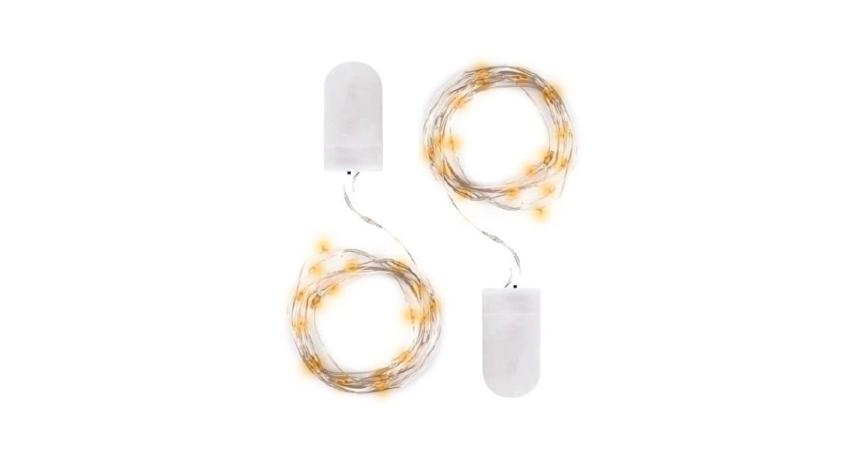 Купить Гирлянда DC-G05-20YS2 20LED 2xCR2032(в компл.) желт. (уп.2шт) ФАZА 5047976 ФАZА оптом в Москве