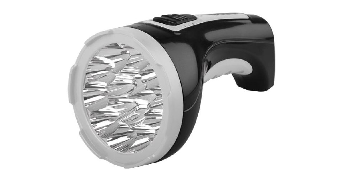 Купить Фонарь ручной AccuF2-L15-bk выдвижная вилка индикатор зарядки ремешок встроен. ЗУ черн. 2857095 ФАZА оптом в Москве