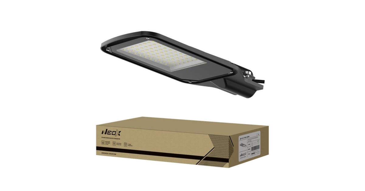 Купить Светильник светодиодный уличный ДКУ-02 175Вт 230В 5000К 18375лм 105лм/Вт IP65 4690612042732 NEOX оптом в Москве