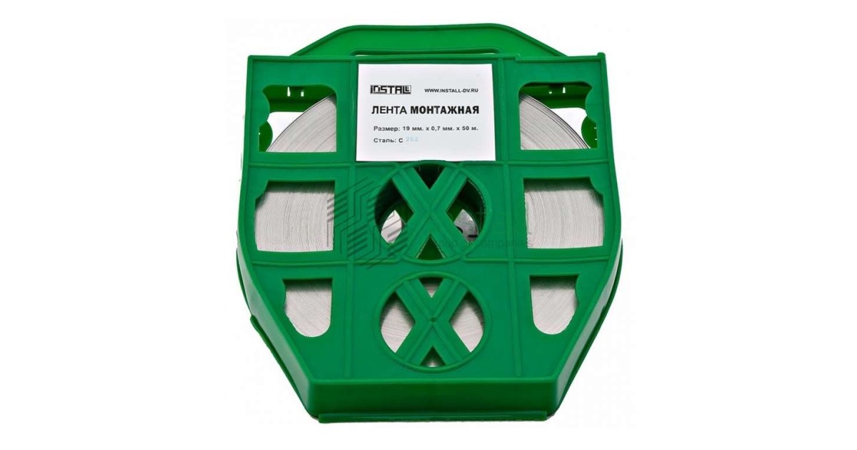 Купить Лента бандажная C202 20х50 пластик. (F 207; COT 37; F 2007; F 20.7; F 20; ЛМ-50) (уп.50м) 41022 ИНСТАЛЛ оптом в Москве