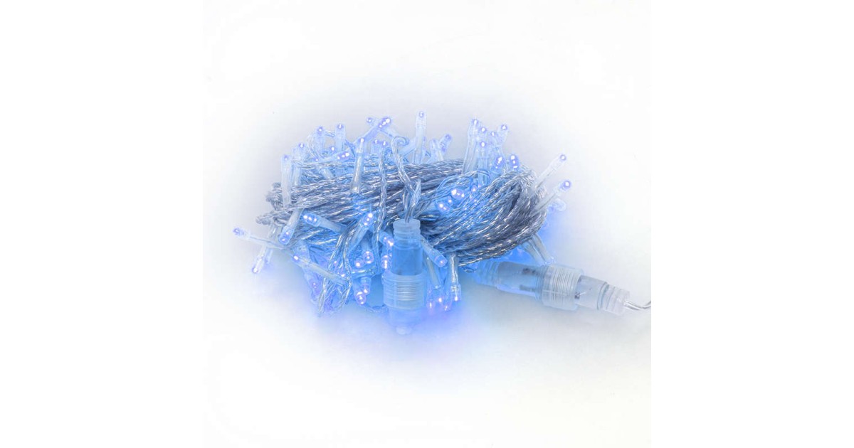 Купить Гирлянда LD120-B-E 120 светодиод. с доп. подключ. до 20 доп. модулей 12м син. 4607144111669 SHLights оптом в Москве